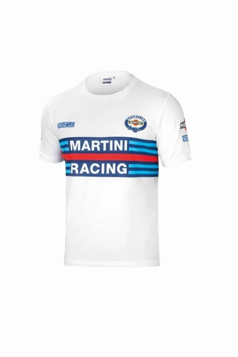 Sparco Martini Racing Logo T-Shirt – White, Size Xs 1