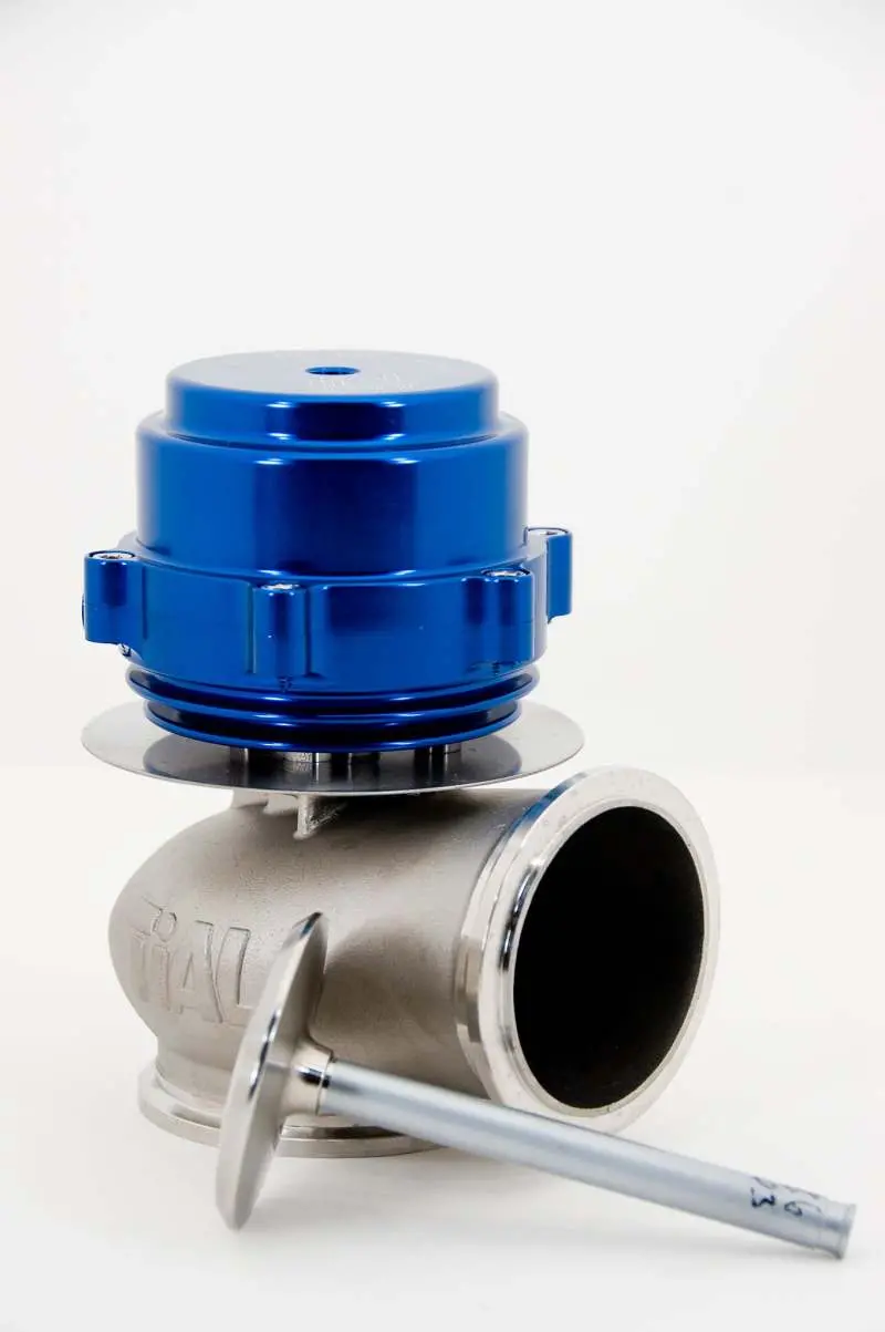 Tial V50 Sport Wastegate – 50Mm Actuator, 1.18 Bar (17.1 Psi) Spring Pressure, Blue Anodized Housing 1