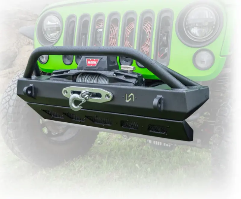 Turn Offroad Front Bumper With Integrated Bull Bar & Skid Plate For 2007+ Jeep Jk/Jl/Jt Models 1