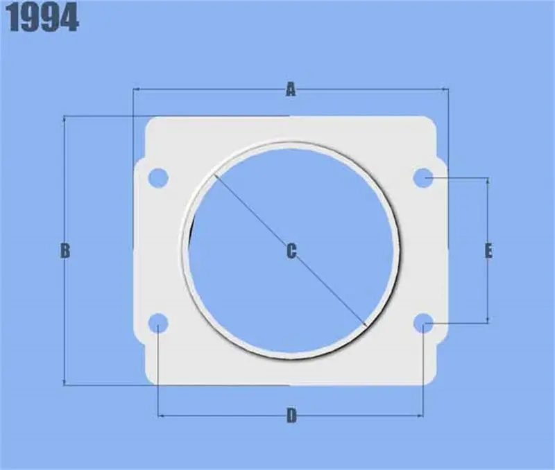 Vibrant Maf Sensor Adapter Plate For Subaru – Compatible Only With 3-Inch Id Air Intake Filters 1
