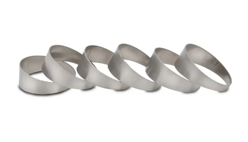 Vibrant Titanium Pie Cuts – Grade 1, 2.50-Inch Outer Diameter, Precision-Machined For Exhaust Fabrication 1