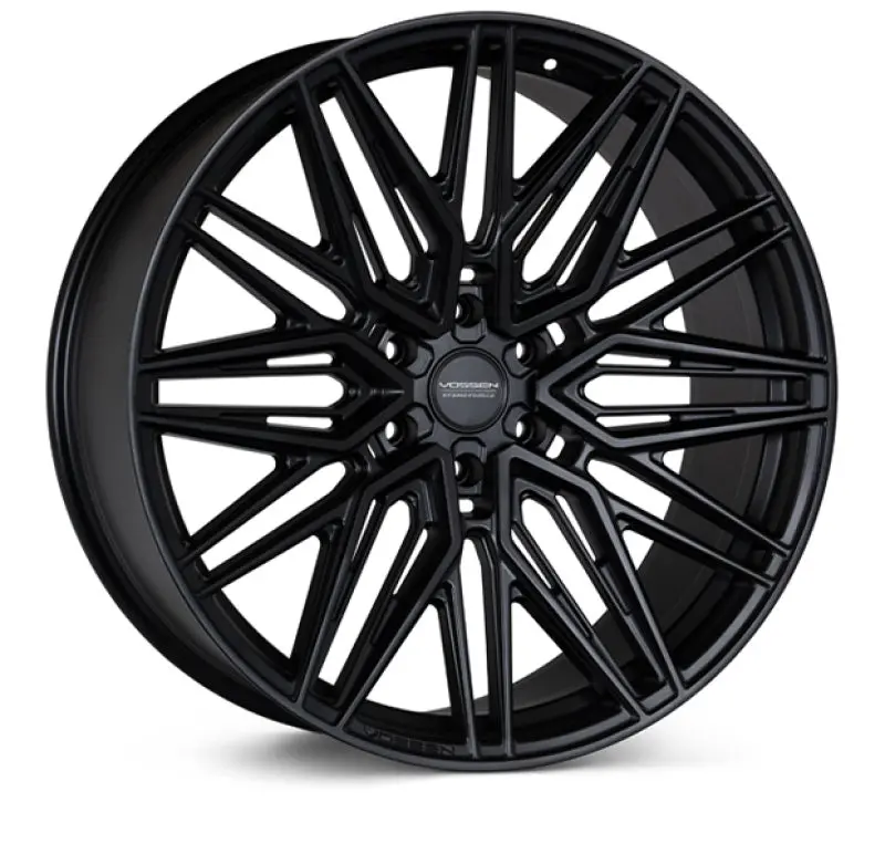 Vossen Hf6-5 Forged Alloy Wheel – 20X9.5", 6X139.7Mm Bolt Pattern, Et15 Offset, Satin Black Deep Face 1