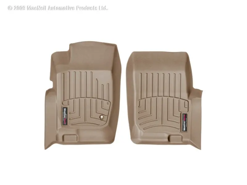 Weathertech Front Floor Liners For 2002–2005 Ford Explorer – Tan Color-Matched Fit 1