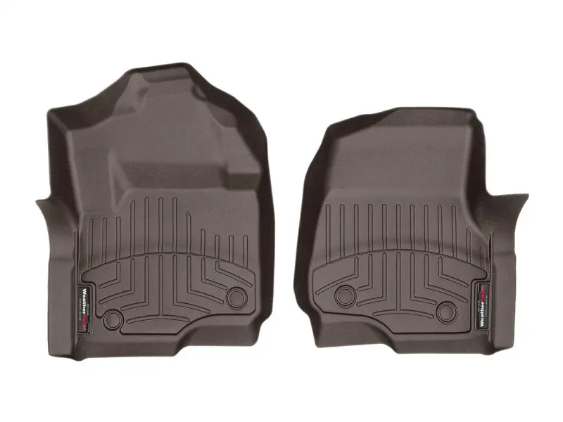 Weathertech Front Floor Liners For 2017 Ford Super Duty (Supercab & Crew Cab) – Cocoa Color 2