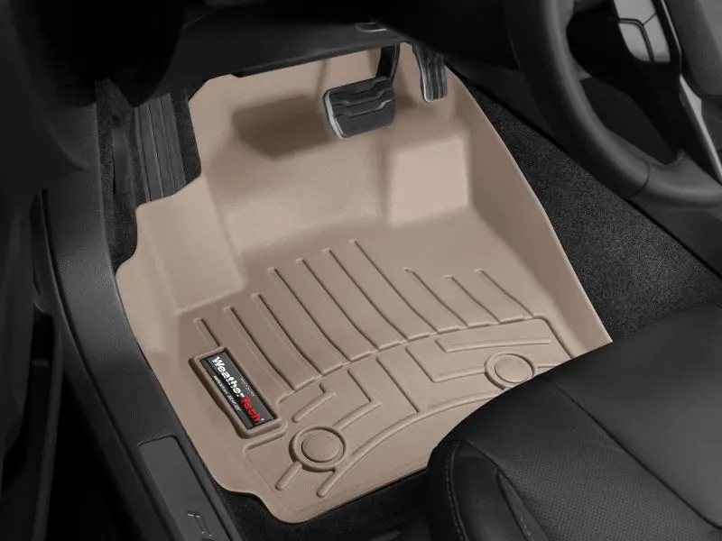 Weathertech Front Floorliner In Tan – Custom-Fit Vehicle Interior Protection 1