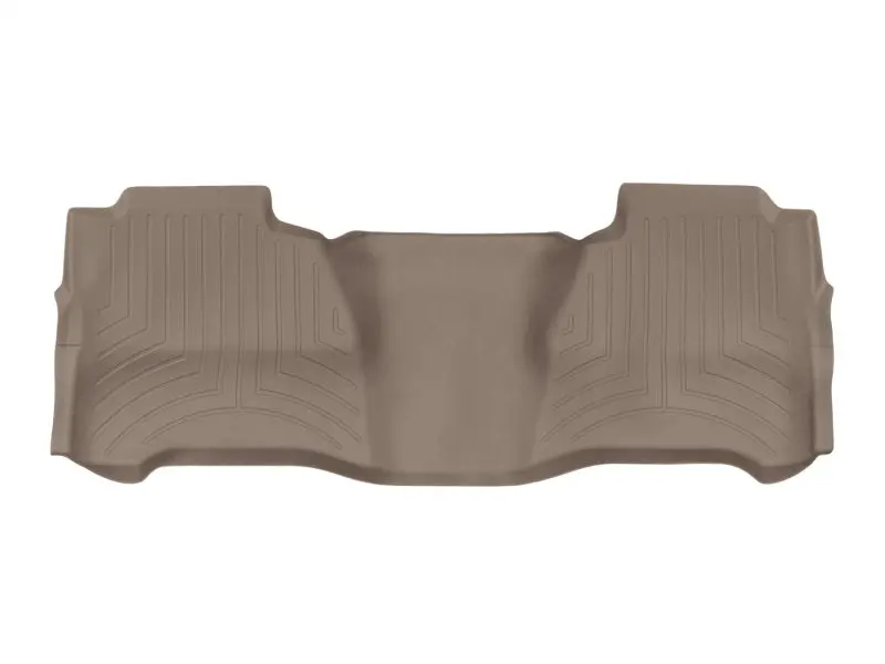 Weathertech Rear Floor Liners For 2014–2015 Chevrolet Silverado 1500 With Oem Under-Seat Storage – Tan 1
