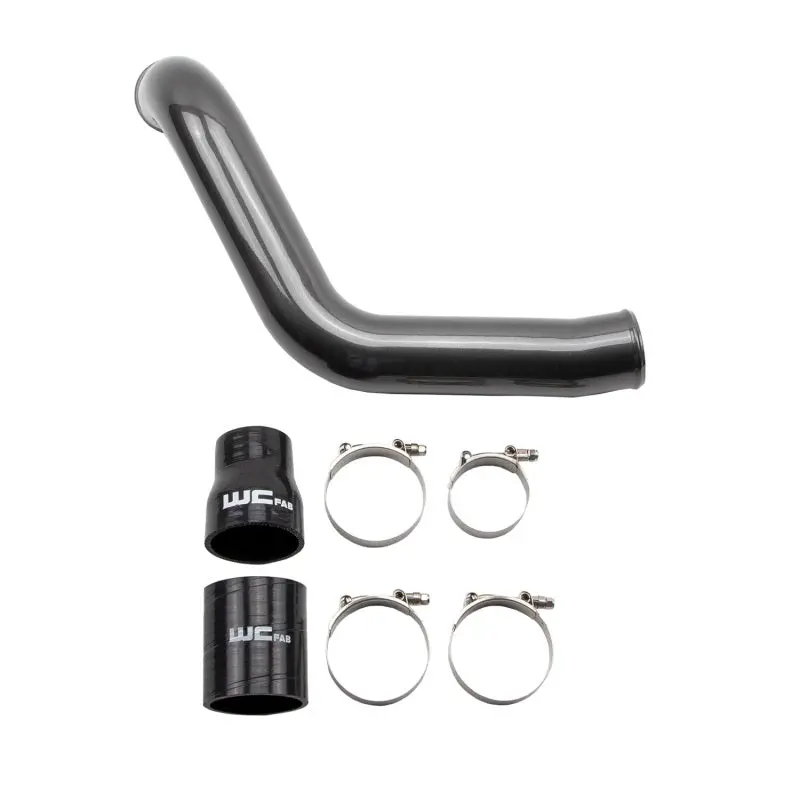 Wehrli Intercooler Pipe For 2004.5–2005 Chevrolet Lly Duramax – 3" Diameter, Passenger Side, Chevy Orange Coating 1