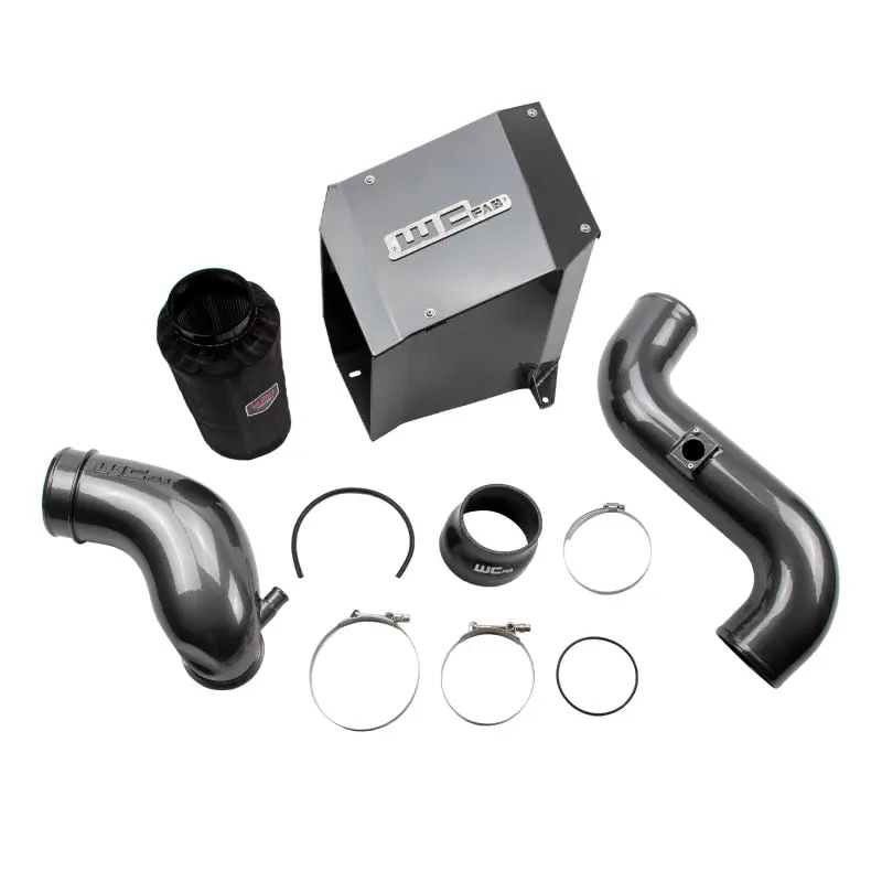 Wehrli Stage 2 Cold Air Intake Kit – 4-Inch Diameter, Bengal Grey Finish For 2004.5–2005 Duramax Lly 1