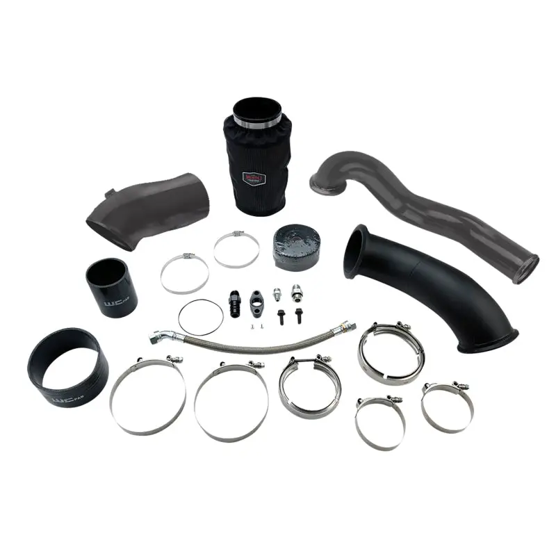 Wehrli Turbo Swap Kit For 2004.5–2007 Dodge 5.9L Cummins (2Nd Gen) – S400-Compatible, Gloss Black Finish (Excludes Turbo & Manifold) 1