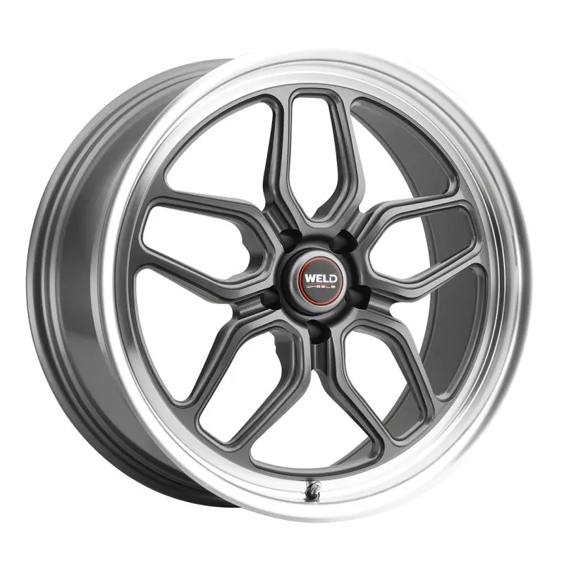 Weld S108 Forged Wheel – 20×10.5", 5×114.3Mm, +50Mm Offset, Gloss Gunmetal With Diamond Lip 1
