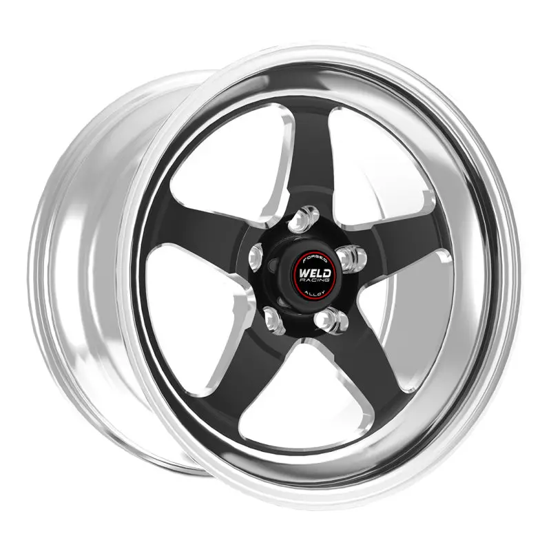 Weld S71 18X9 / 5X4.75 Bp / 5.1In. Bs Black Wheel (High Pad) - Non-Beadlock 2