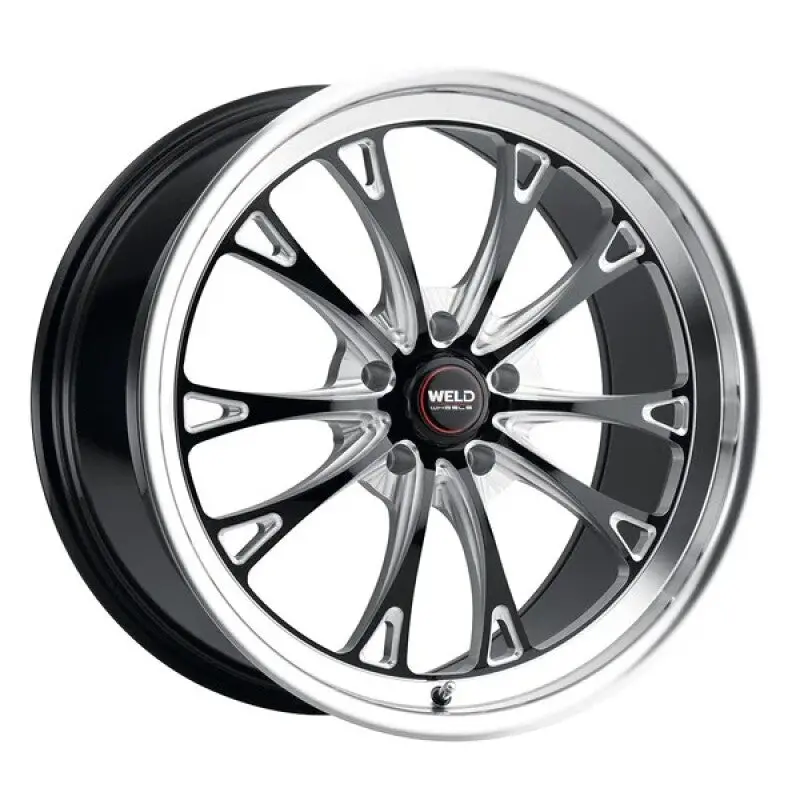 Weld S908 17X10 Belmont Drag Beadlock 5X112 Et40 Bs7.1 Gloss Black Mil Dia 78.1 1