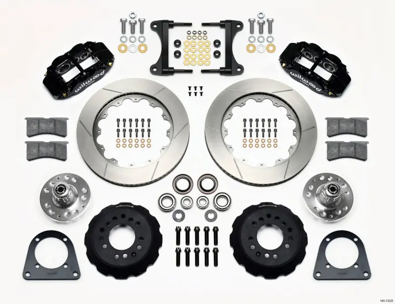 Wilwood Narrow Superlite 6R Front Hub Kit — 14" Rotor Compatible, Designed For Tci Ifs (Pinto-Based) Chassis, 1971–1978 1